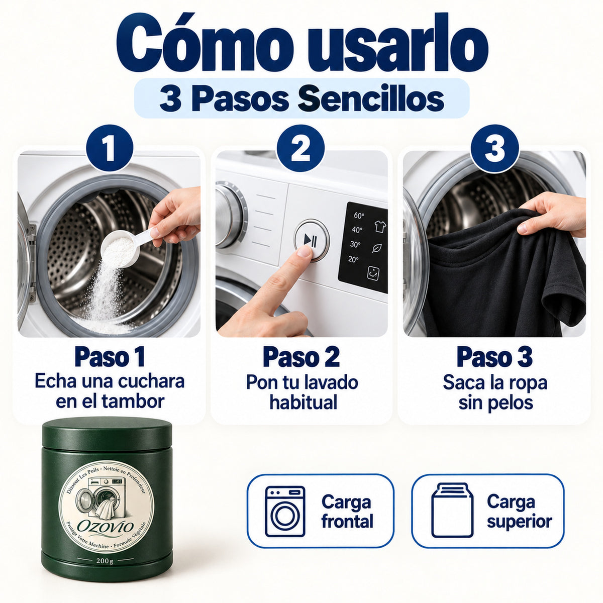 Como usarlo en 3 pasos